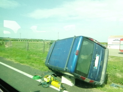 Incidente lungo la strada provinciale 95 Montalbano - Scanzano.