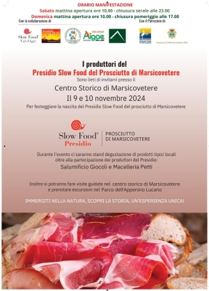 Festa del Prosciutto di Marsicovetere: 9 e 10 novembre