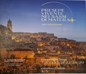 XIV EDIZIONE DEL “PRESEPE VIVENTE NEI SASSI DI MATERA” E MERCATINI NATALIZI. RIUNIONE DEL COMITATO PROVINCIALE PER L’ORDINE E LA SICUREZZA PUBBLICA