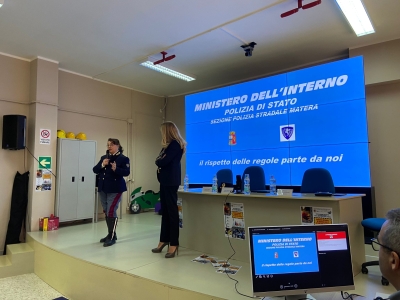 Giornata nazionale delle vittime della strada: la Polizia di Stato di Matera incontra gli studenti dell&#039;ISS Pitagora- Manlio Capitolo di Policoro.