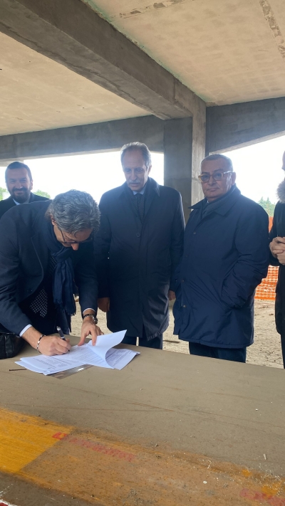 Presentazione dei lavori di completamento della casa dello studente di Matera.