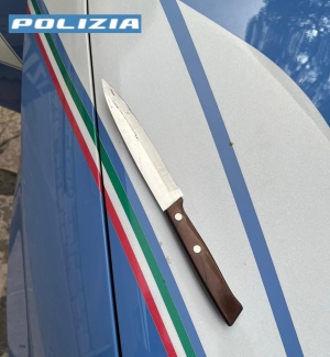 Crea scompiglio presso il Ser.D. brandendo un coltello: arrestato dalla Polizia di Stato di Matera